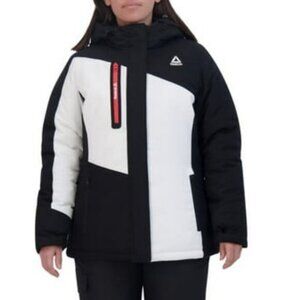 New w/o Tags Reebok Women's Ski Jacket Black and White Size XXL